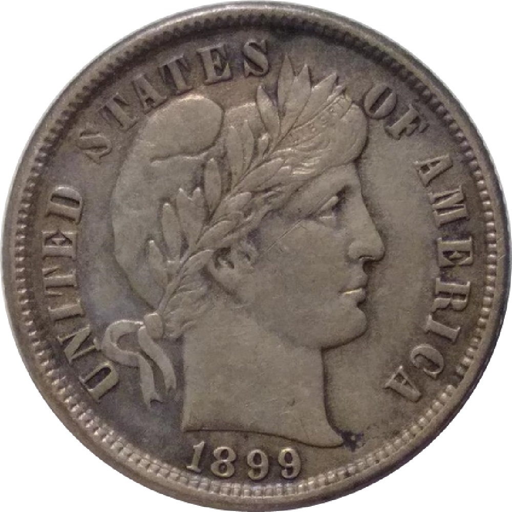 1899-Barber-Silver-Dime